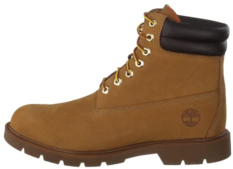 Timberland Uomo 6 Inch WR Basic Schuhe, Braun (Wheat/Nubuck), 45 EU