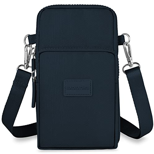 Aucuu Crossbody Bags Small Mobile Phone Wallet Bags, Cell Phone Purse with Adjustable Long Shoulder Strap, Shoulder Bags Arm Bags Mini Lightweight for Women Lady