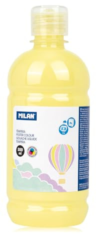 MILAN® Tempera Flasche 500 ml pastellgelb