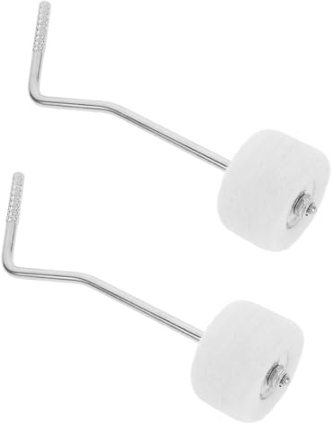 Parliky 2pcs Step the Hammer for Drum Pedal Beaters Suitable for Drum Kick and Percussion Instrument Hammer for Replacement and Musical Instruments Dj Equipment Use