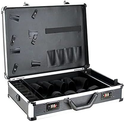 MINRS Friseursalon Tragetasche Friseur Werkzeug Koffer Salon Tool Aufbewahrungskoffer mit Kombinationsschlössern Professionelle Barber Case für Friseur Haarschneider, Schere, Trimmer, Friseurbedarf