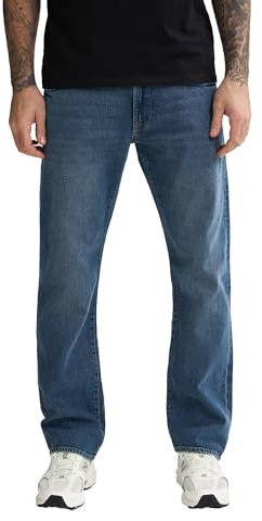 Petrol Industries – Lewis Loose Fit Jeans Reefview, Medio Azul, 36 W x 32 L