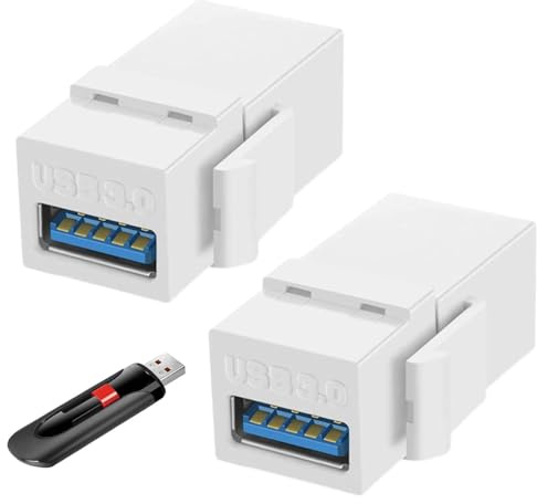 Adattatore Jack Keystone USB Adattatore Accoppiatore Di Estensione