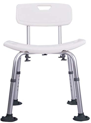 Sedia da doccia regolabile per vasca da bagno, sgabello antiscivolo, panca per vasca da bagno, aiuto per disabili, sedile doccia con punte in gomma, supporto portatile per anziani e disabili