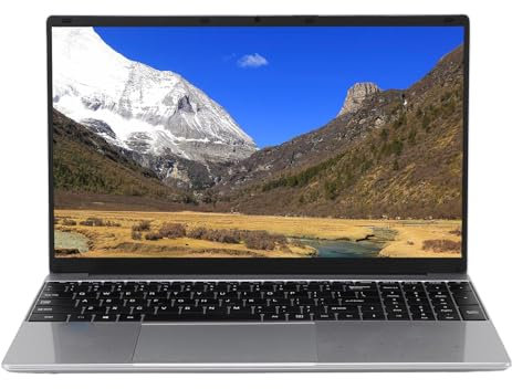 YUEHISY Laptop Touchscreen da 15.6 Pollici, Computer Portatili Convertibile a 360 Gradi, 6 GB DDR4 1024G M.2 SSD, WiFi a Doppia Banda, Sblocco di Impronte (Spina Europea)