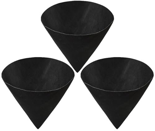 Teksome Pflanzkorb Einsätze - 3er Set Kegelförmige Pflanzkorb-Einsätze | Kegelförmige Anbaumatte Pflanzzubehör Für Fensterbank, Zaun & Gemüsebeete