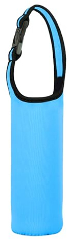 Bolsa aislada para botellas de agua con asa, bolsa de neopreno para botella de agua, funda protectora portátil, tamaño 750 ml con asa resistente, aislada y ligera, bolsa para botellas para adultos
