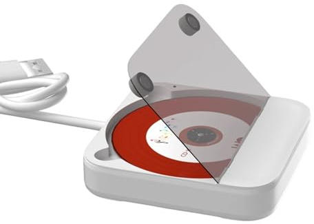 SHOOYIO Lettore di dischi universale esterno per auto USB Auxs Input R MP3 Playback Installazione senza sforzo Controllo intuitivo Lettore portatile dell'automobile con ingresso USB