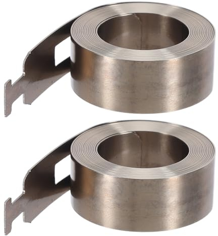 Yardenfun 2pcs Window Coil Spring Flat Tension Spring Hardware 47x0.5 for Folding Window Retrofit and Roller Blinds, Easy Installation, Ideal for Home Office Living Room Use