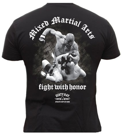 Dirty Ray Kampfsport MMA Fighter Herren Kurzarm T-Shirt DT4
