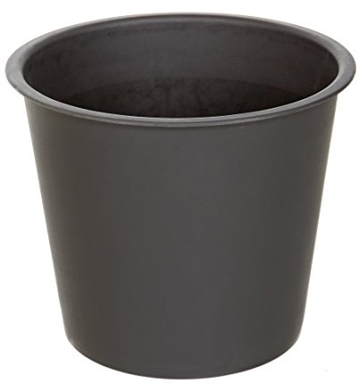 Dehner Universell blomkruka, Ø 35 cm, höjd 30 cm, plast, svart