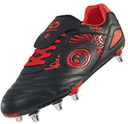 Optimum Razor Rugby Boots, Svart, rött, 44 EU