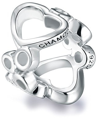 CHAMOON® Charms 925 Sterling Silber Schmuck-Anhänger für CHAMOON Damen Lederarmbänder | Charms sitzen rutschfest auf dem Armband | Rhodinierung schützt vor Verfärbung & sorgt für tollen Glanz