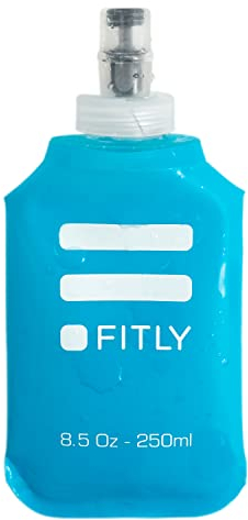 FITLY Borraccia Morbida - Borraccia Sportiva Ideale Per corsa, Ciclismo, Escursionismo - Sport all'Aria Aperta Bottiglia di Idratazione dell'Acqua Boccetta Morbida - Per Zaino Idratazione