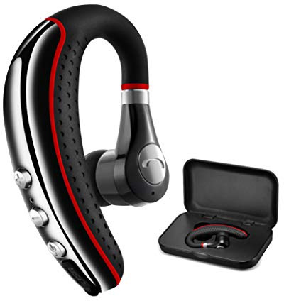 Bluetooth Headset 5.0,CANDEO High-Fidelity Audio Wireless Bluetooth Earpiece Hands Free Business Earphones with Noise Reduction mic,Compatible iPhone,Android Cell Phones Other Bluetooth-enabled Device