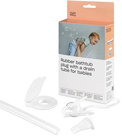 Hylat Baby Ablaufschlauch für Babybadewanne Ablaufschlauch für Babybadewanne 84-102cm- Kompatibel mit der Marken: Keeper, Maltex, Hylat, Tega, Lapsi, BabyKajo