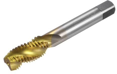 QUARKZMAN Amerikanische Gewindeschneider 5/8-11 UNC Gewindebohrer HSS(6542) Hochwertiger Titanbeschichteter Maschinengewindebohrer - 1 Stück