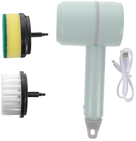Healvian Electric Dish Brush Long Handle Sturdy Oven Scrubber for Cleaning Dish Scrubber for Kitchen