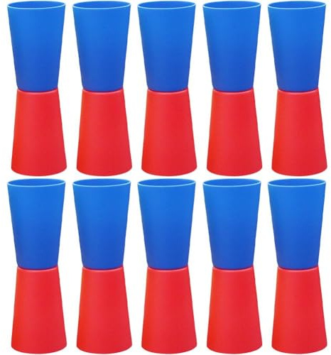 Quick Sport Stapelbecher, 10 Stück/Set, Lustige Spiele, Flip-Cup-Becher Für Schnelle Stapelbecher-Spiele, Körperkoordinationsspiele Für Kinder