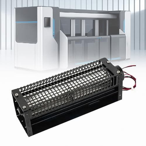 Ventilateur portatif à flux transversal à tambour de petite taille - Moteur sans balais à économie d'énergie 12 V, refroidissement ultra-silencieux à large flux d'air for l'électronique de bureau et d