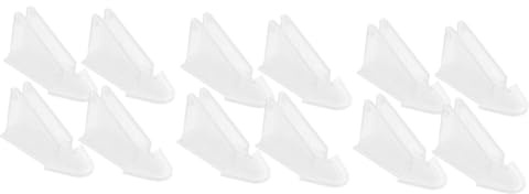 LALAFINA 12 Pièces Lot de Verrous de Sécurité pour Fenêtres Coulissantes et Portes Bloque Placard Transparent Ouverture pour Garçon Fille Serrures de Sécurité pour Placard et Fenêtre