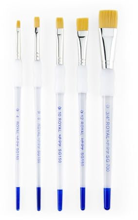 Royal and Langnickel - Set di 5 pennelli piatti