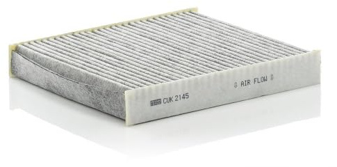 MANN-FILTER CUK 2145 Innenraumfilter/Kabinenluftfilter - Pollenfilter mit Aktivkohle - für Pkw + Transporter