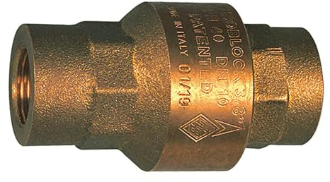 RIEGLER 103871-227.34 Clapet anti-retour en laiton Rp 1 20-50 mbar