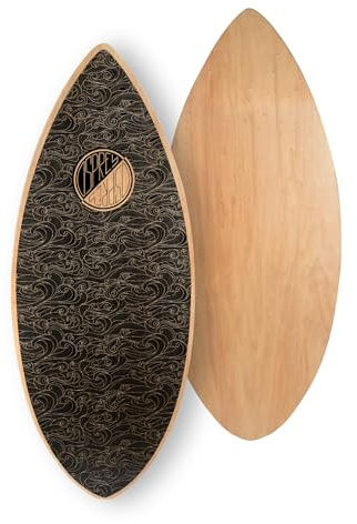 Osprey, Skimboard, Zickzack, Unisex, 104 cm, Unisex, Waves, schwarz