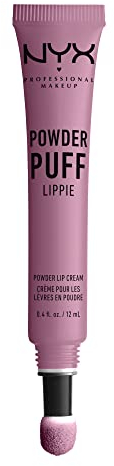 NYX Professional Makeup Lippencreme - Powder Puff Lippie Lip Cream, leichte Creme für die Lippen, pudrig-weicher Look, 12 ml, Lavender Mauve