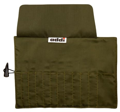 Addi Wrap Häkelnadel Etui aus Olivenholz, leer – 1 Stück