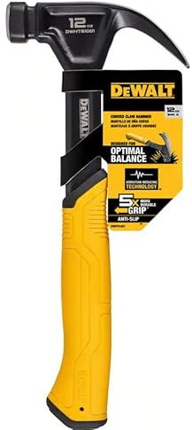 DEWALT 12OZ Curved Claw Nailing Hammer