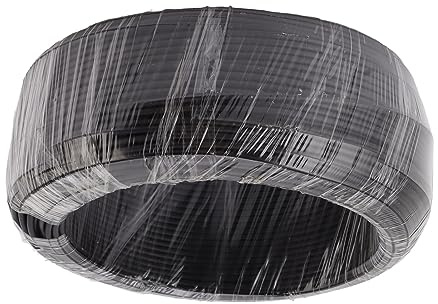 Aatraay Bonsai-Draht, Aluminiumdraht, Bonsai-Baum-Trainingsdraht, 500 g, schwarz, für Garten, Gartenbau (5,0 mm)