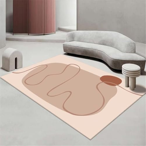 RUGMRZ Teppich Kinderzimmer Junge Esstisch Groß Mädchen Zimmer bequemer rosa weiche Dekoration Anti-Fouling Schallabsorption Nicht verblassen Webteppich 180X280CM