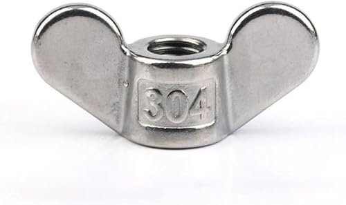 ALMLNLL Flügelmuttern und -Schrauben 3 Stück Flügelmuttern aus Edelstahl, M4, M5, M6, M8, M10, M12, M16, M20, Flügelmuttern, Handeinstellmutter, Befestigungs-Hardware-Mutter(M12)