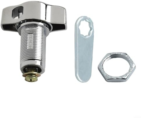 Mechanisches Türschloss aus Zinklegierung Schlüsselloses Möbelschloss Schrankschloss Zylinderschloss für Schranktüren in 16mm 20mm 25mm 30mm(30mm)