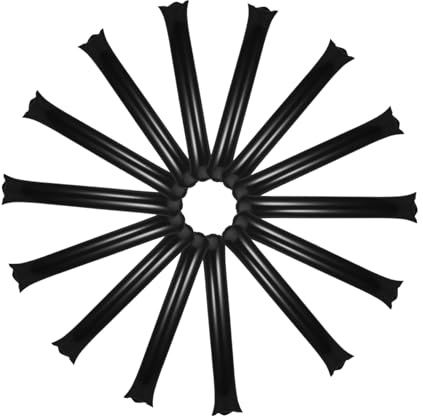 CORHAD 48Pcs Inflatable Cheering Thunder Sticks Lightweight Spirit Boom Sticks for Sports Events Basketball Football Dance Parties Easy to Use Portable Cheerleading