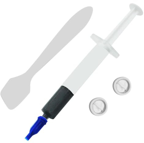 DIYEAH Thermal Paste Kit Heat Sink Grease 8w Thermal Compound for CPU Gpu Cooling Includes with Finger Sleeves and Spatula Suitable for PC and Laptop Cooling