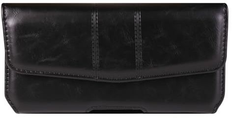 ANPNELEC Funda Móvil Cinturón Horizontal PU Cuero, Negro | Clip de cinturón, compatible con iPhone 16, 15 Plus, 14, 13, 12, 11 Pro Max, compatible con Samsung A56, A26, A16, A55, A35