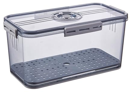 UNTERING Innovative Bread Saver With Tight Seal Lid And Dry Good Storage Boxes With Freshness Tracking Lid Loaf