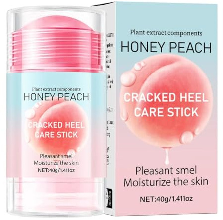 Baume Pieds en Stick 40 g Hydratant Pêche Longue Durée | Baume Stick Pour Talons Crevassés Pour Dortoir Déplacement Professionnel Sortie Quotidienne Coudes Genoux Bouts De Doigts