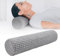 DASIAUTOEM Almohada Cervical con Funda, 11 x 45 cm, Almohada de Viaje con Espuma Viscoelástica, Lavable, Cojín Cervical, Alivio del Dolor de Cuello, Almohada para el Hogar, Oficina, Viajes, Yoga