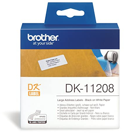 Brother Adressetiketten DK11208 38x90mm