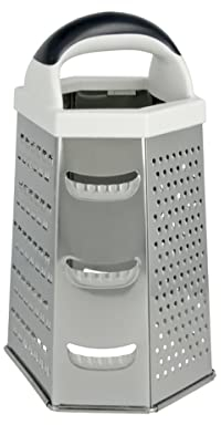 Metaltex Rallador 6 Caras, Acero Inoxidable, Plateado, Centimeters