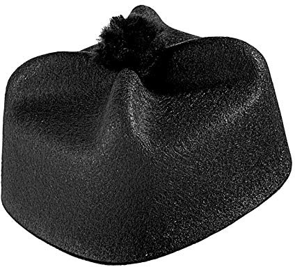 Widmann 1665P - Parroco Priester Hut aus Filz, Schwarz