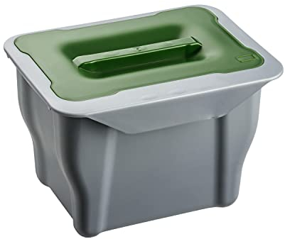 shelfmade Bio Mülleimer zum Einhängen - Abfalleimer mit Deckel 5l - Komposteimer Abfallsammler Abfallbehälter