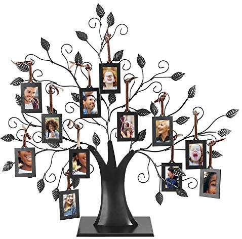 6 Colgantes / 12 Colgantes de Fotos Árbol de Familia Diseño de Árboles Marco para Pantalla