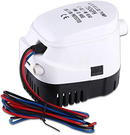 Greensen Bomba de Sentina Automática 12V, 750 GPH, para Barcos Yacht Marina RV Pesca