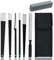 8 Pcs Professional Pedicure Knife Kits Manicure Pedicure Tools Dead Skin Remover Foot Cuticle Removal Toe Nail Scraper Callus Rasp File Shaver Feet Pedicure Knife Kit with Storage Bag and Pumice Stone