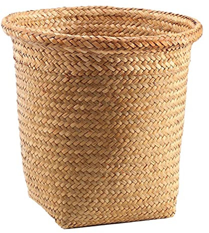 Zerodeko Geflochtener Aufbewahrungskorb Aus Stroh Kreativer Wäschekorb Kleiner Aufbewahrungsorganisator Für Kinderzimmer Bad Und Wohnzimmer Handgefertigter Dekokorb Zur Aufbewahrung Von Spielzeug Und